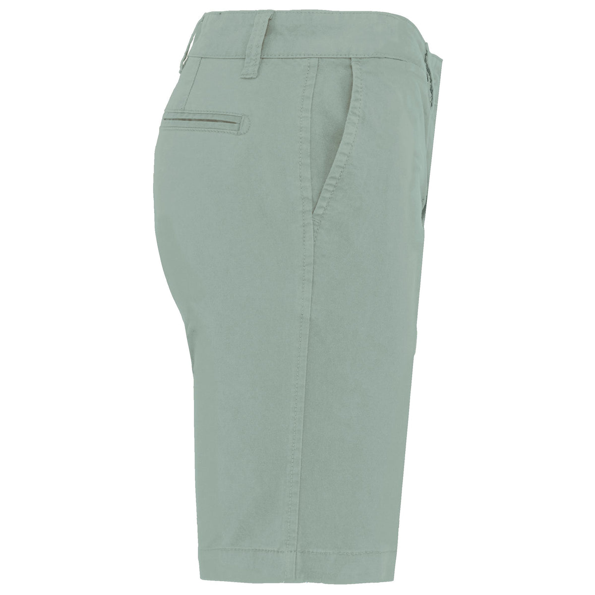 K751 - Bermuda chino mujer - Sage - lateral