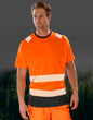 R502X - Recycled Safety T-Shirt - Fluorescent Orange