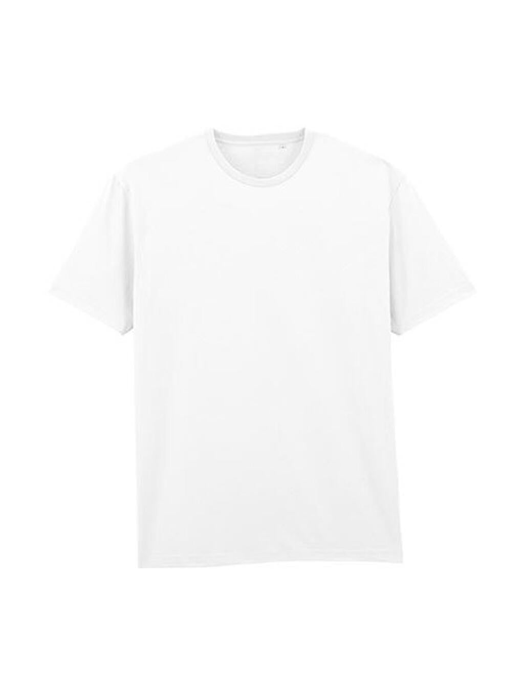 30NLB0 - Light Cotton Adult No Label T-Shirt - White