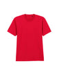 65ENLB0 - Softstyle Midweight Adult No Label Enzyme Wash T-S - Red