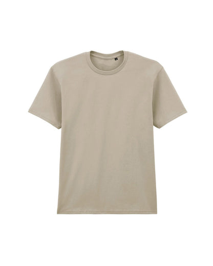 65ENLB0 - Softstyle Midweight Adult No Label Enzyme Wash T-S - Sand