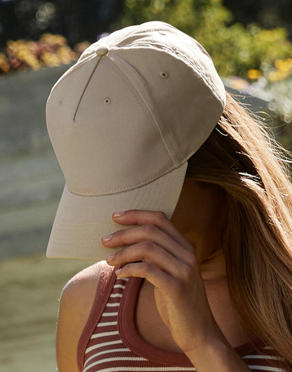 B62N - Organic Cotton 5 Panel - Stone