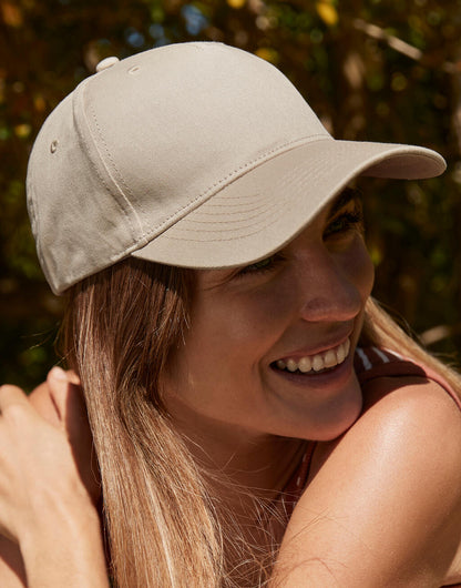 B62N - Organic Cotton 5 Panel - Stone