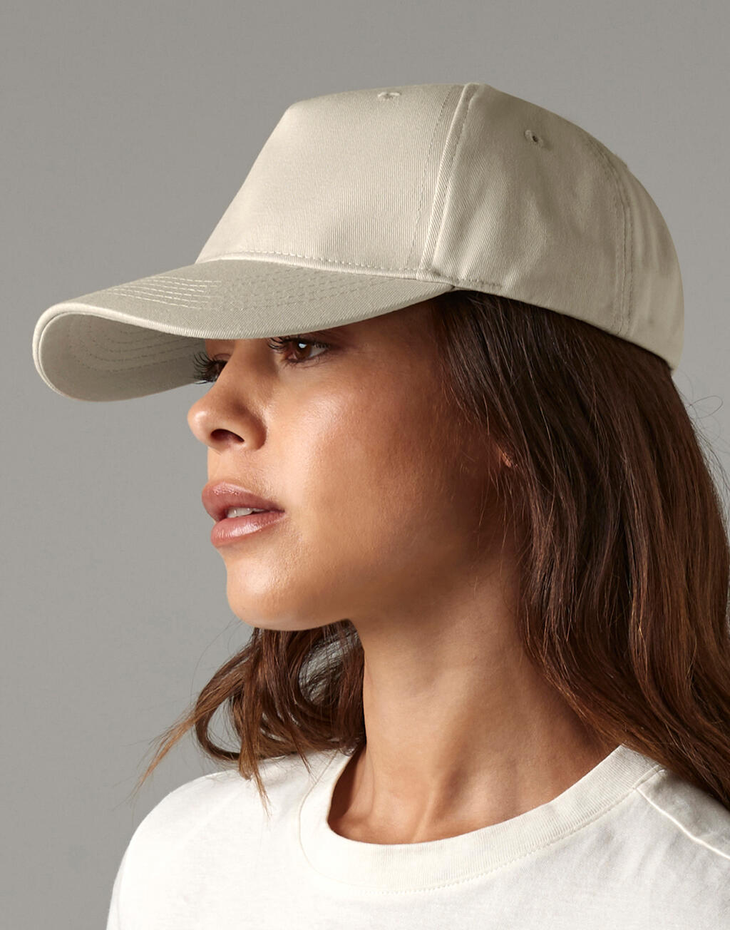 B62N - Organic Cotton 5 Panel - Stone
