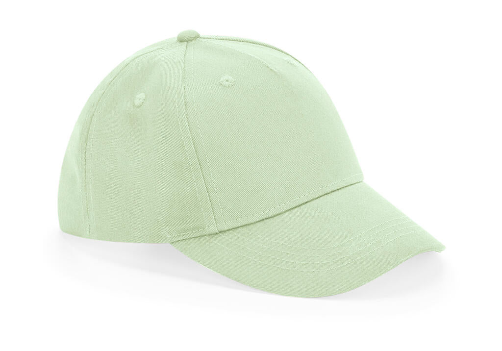 B63NB - Junior Organic Cotton 5 Panel Cap - Pistachio