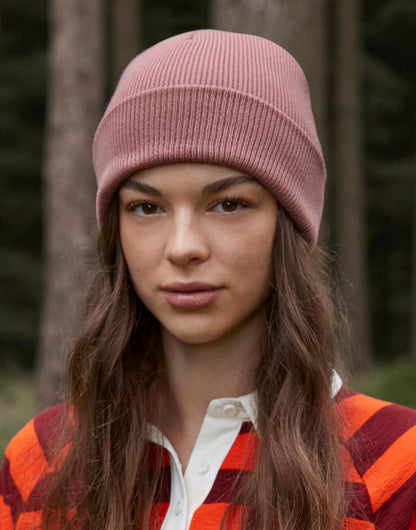 B45N - Organic Cotton Original Cuffed Beanie - Rose Pink