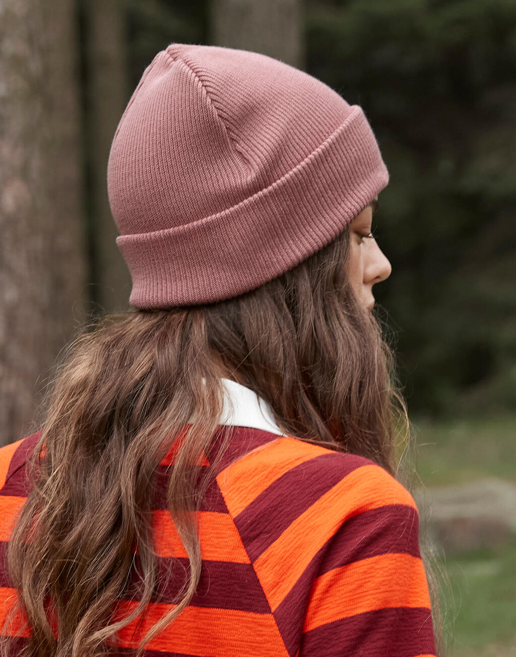B45N - Organic Cotton Original Cuffed Beanie - Rose Pink