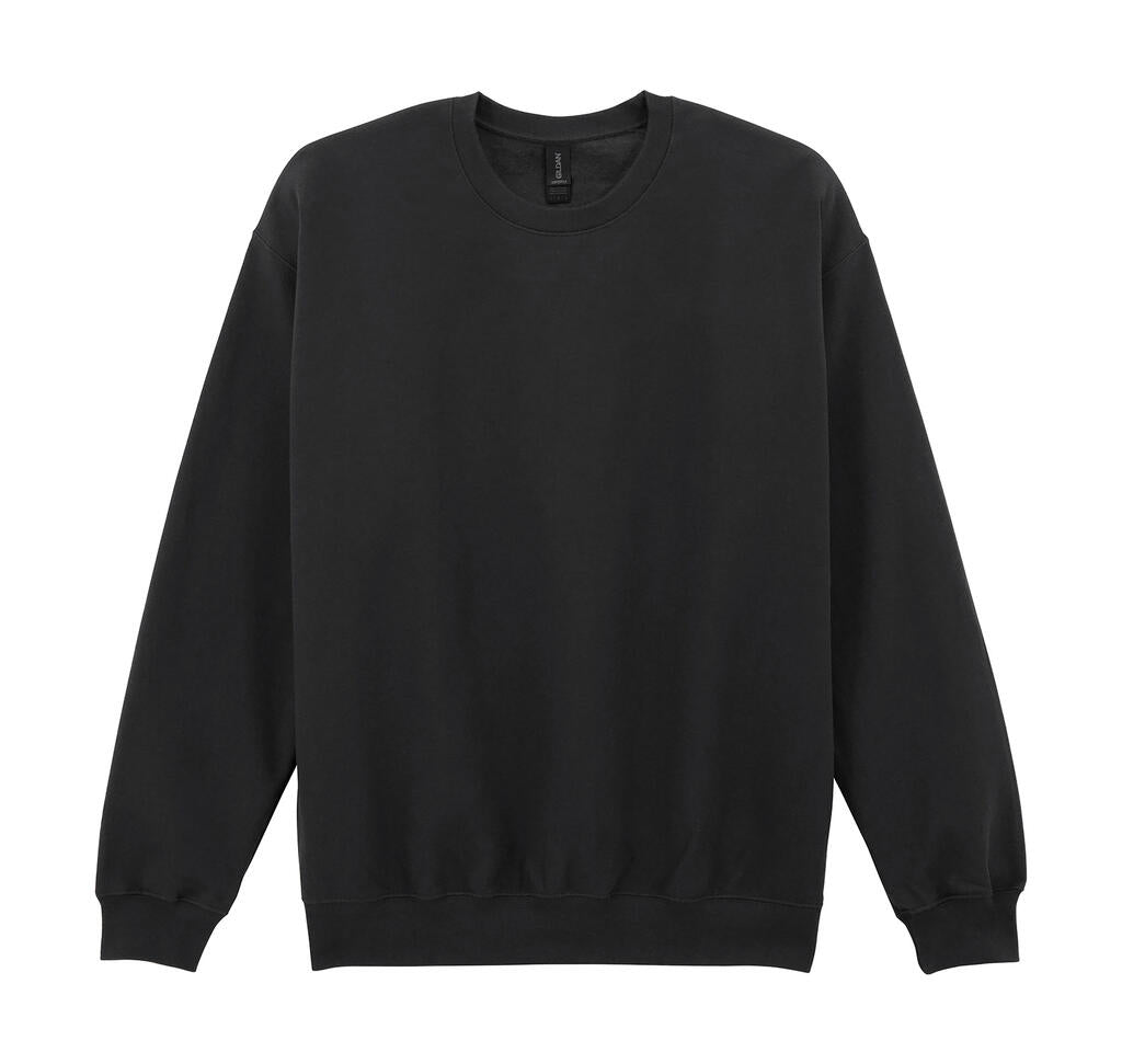 SF000 - Softstyle Midweight Fleece Adult Crewneck - Black