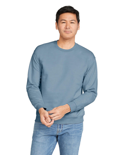SF000 - Softstyle Midweight Fleece Adult Crewneck - Sport Grey