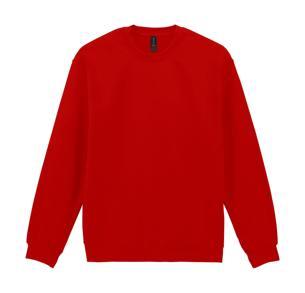SF000 - Softstyle Midweight Fleece Adult Crewneck - Red