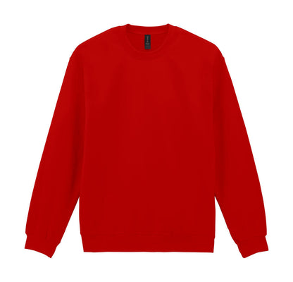 SF000 - Softstyle Midweight Fleece Adult Crewneck - Red