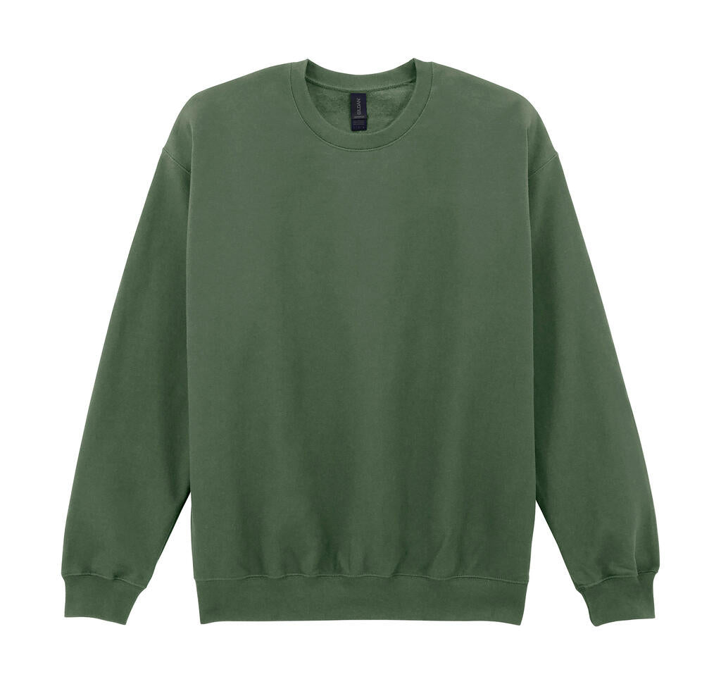 SF000 - Softstyle Midweight Fleece Adult Crewneck - Military Green