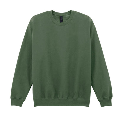 SF000 - Softstyle Midweight Fleece Adult Crewneck - Military Green