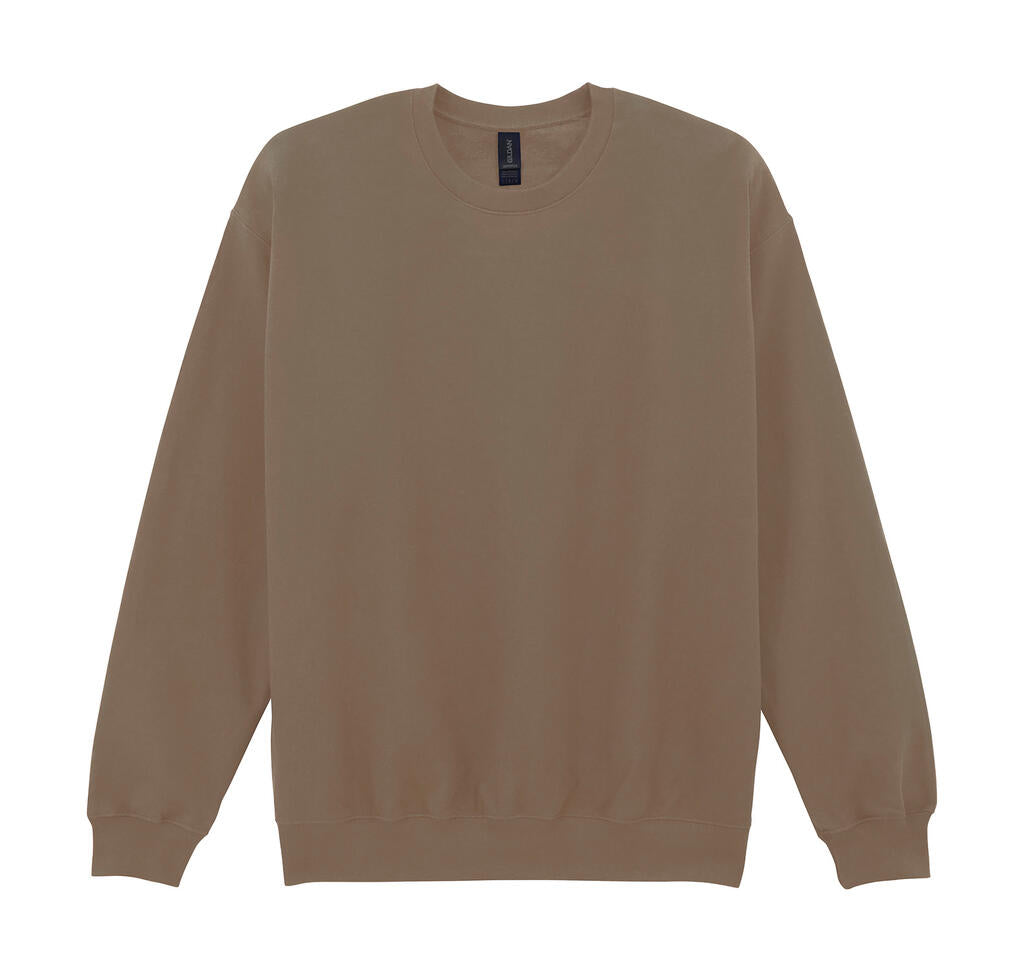 SF000 - Softstyle Midweight Fleece Adult Crewneck - Brown Savana
