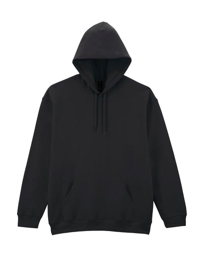 SF500 - Softstyle Midweight Fleece Adult Hoodie - Black