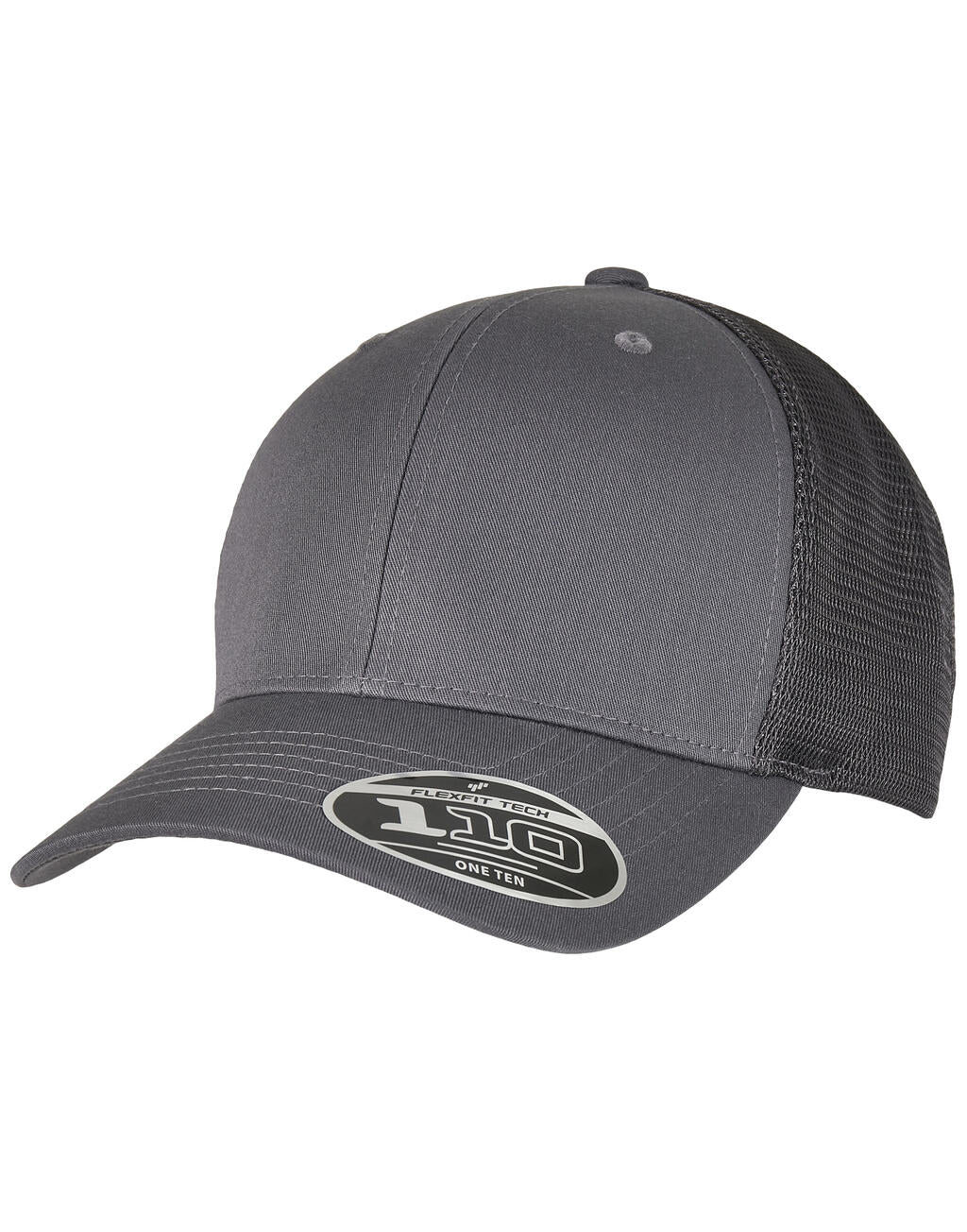 110PT - 110 Flexfit Melange Trucker - Heather/Navy 