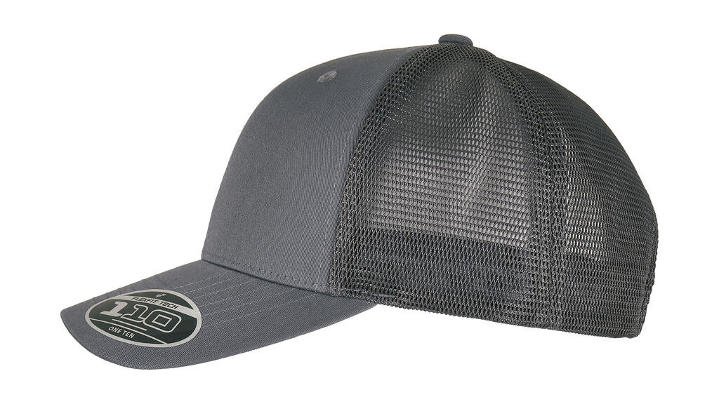 110PT - 110 Flexfit Melange Trucker - Heather/Navy 