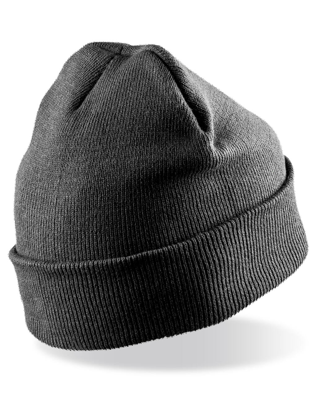 RC929X - Recycled Woolly Ski Hat - Charcoal