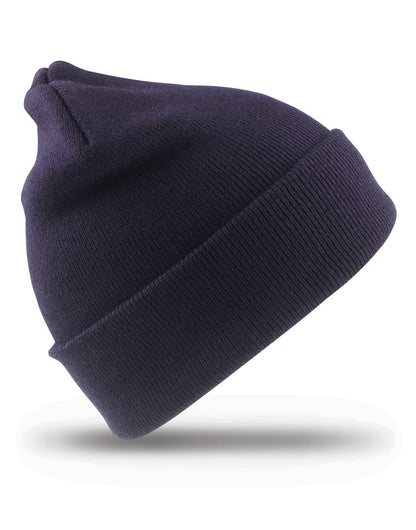 RC929X - Recycled Woolly Ski Hat - Navy