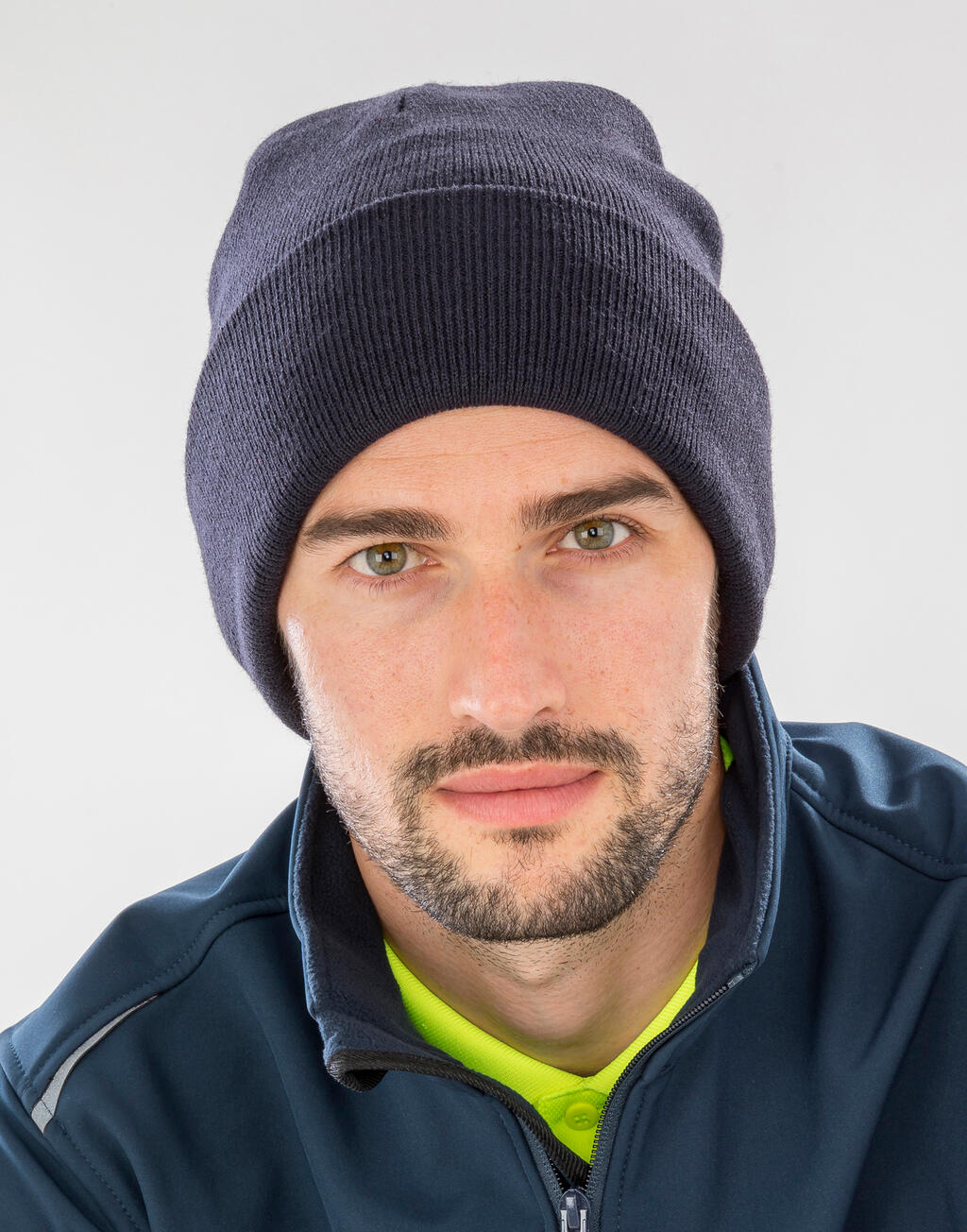 RC929X - Recycled Woolly Ski Hat - Navy