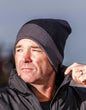 RC930X - Recycled Black Compass Beanie - Black/Grey