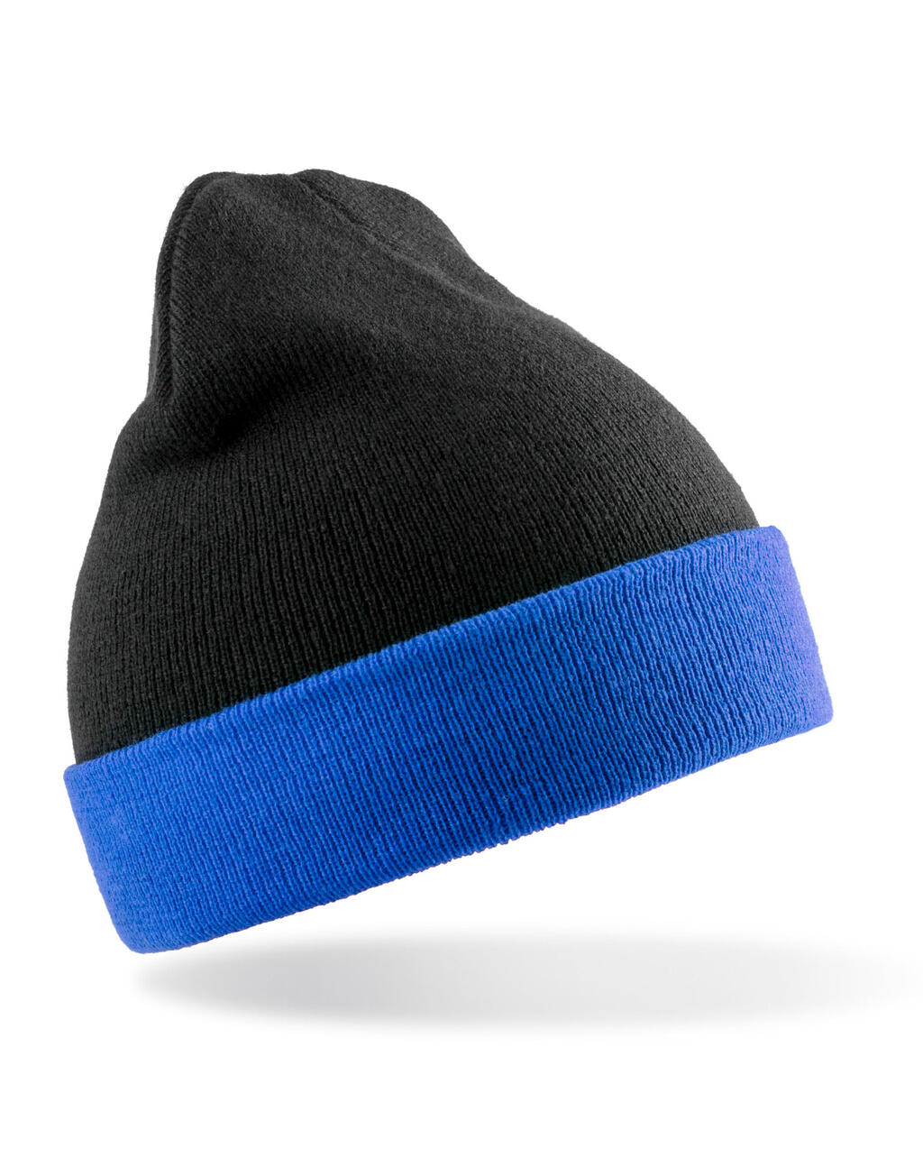 RC930X - Recycled Black Compass Beanie - Black/Royal