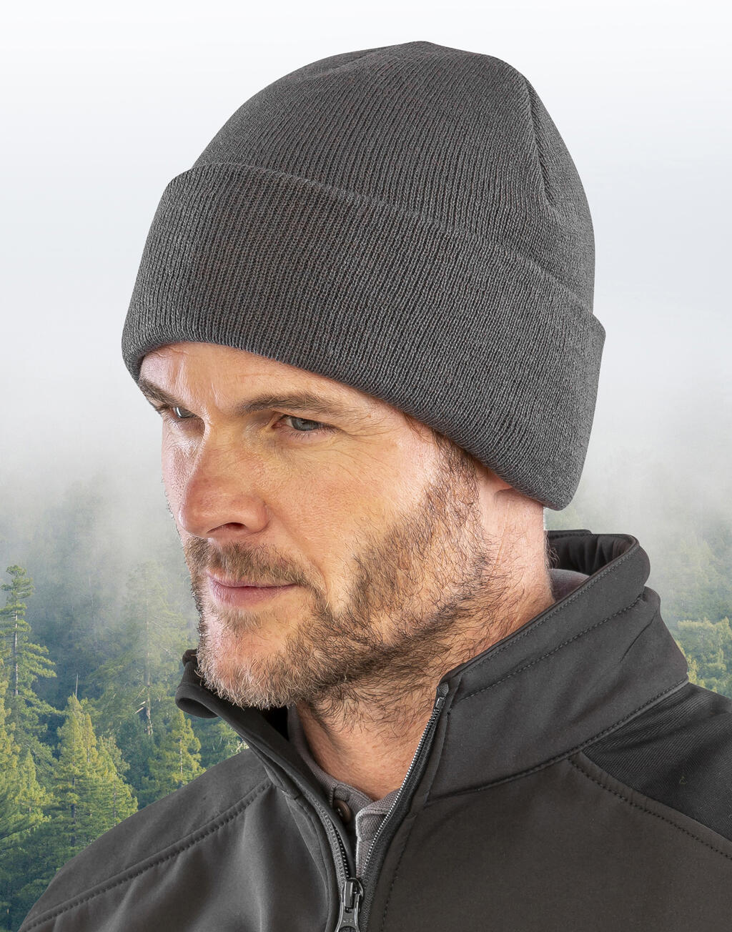 RC933X - Recycled Thinsulate™ Beanie - Charcoal