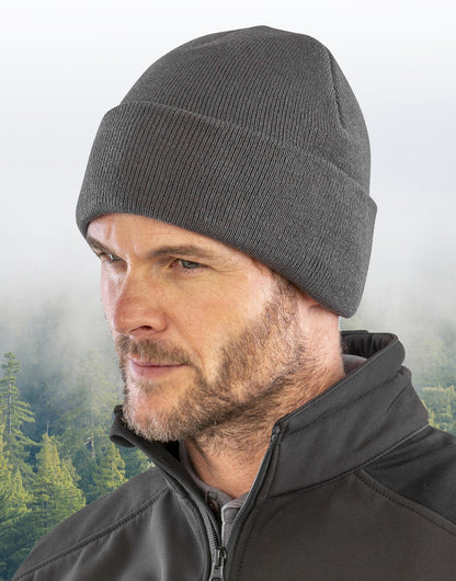 RC933X - Recycled Thinsulate™ Beanie - Charcoal