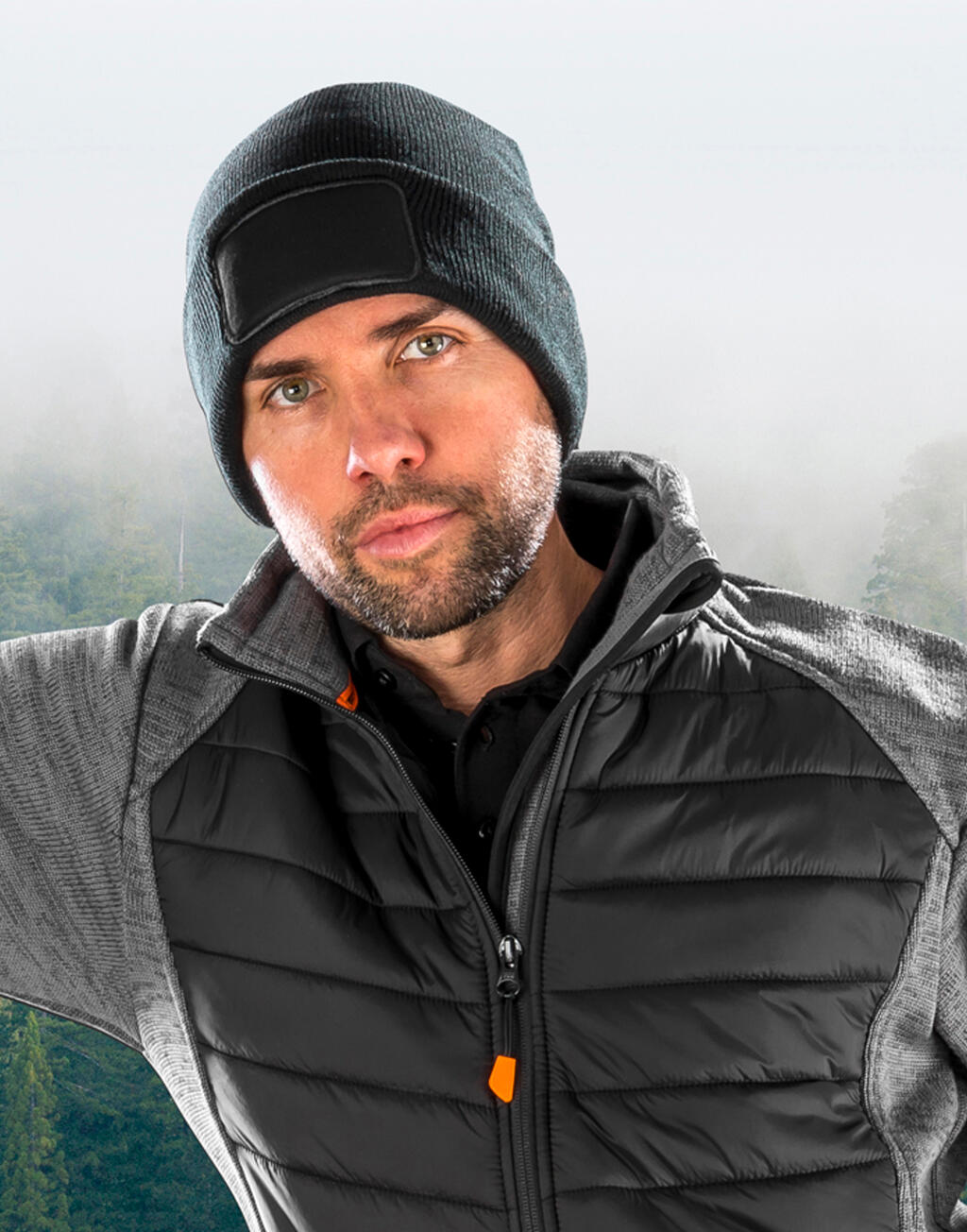 RC934X - Recycled Thinsulate™ Printers Beanie - Black