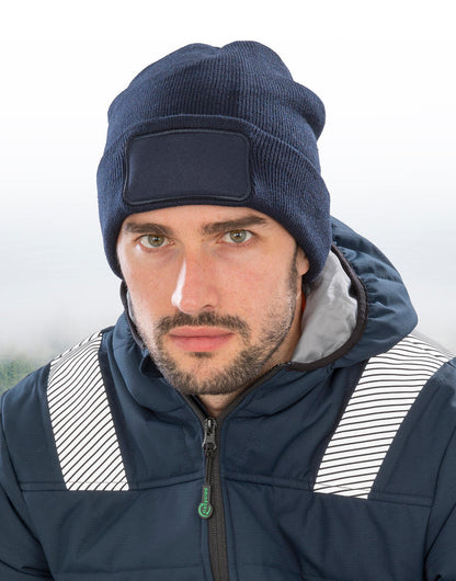 RC934X - Recycled Thinsulate™ Printers Beanie - Navy