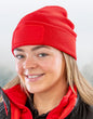RC927X - Recycled Double Knit Printers Beanie - Red