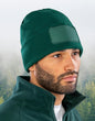 RC927X - Recycled Double Knit Printers Beanie - Bottle Green
