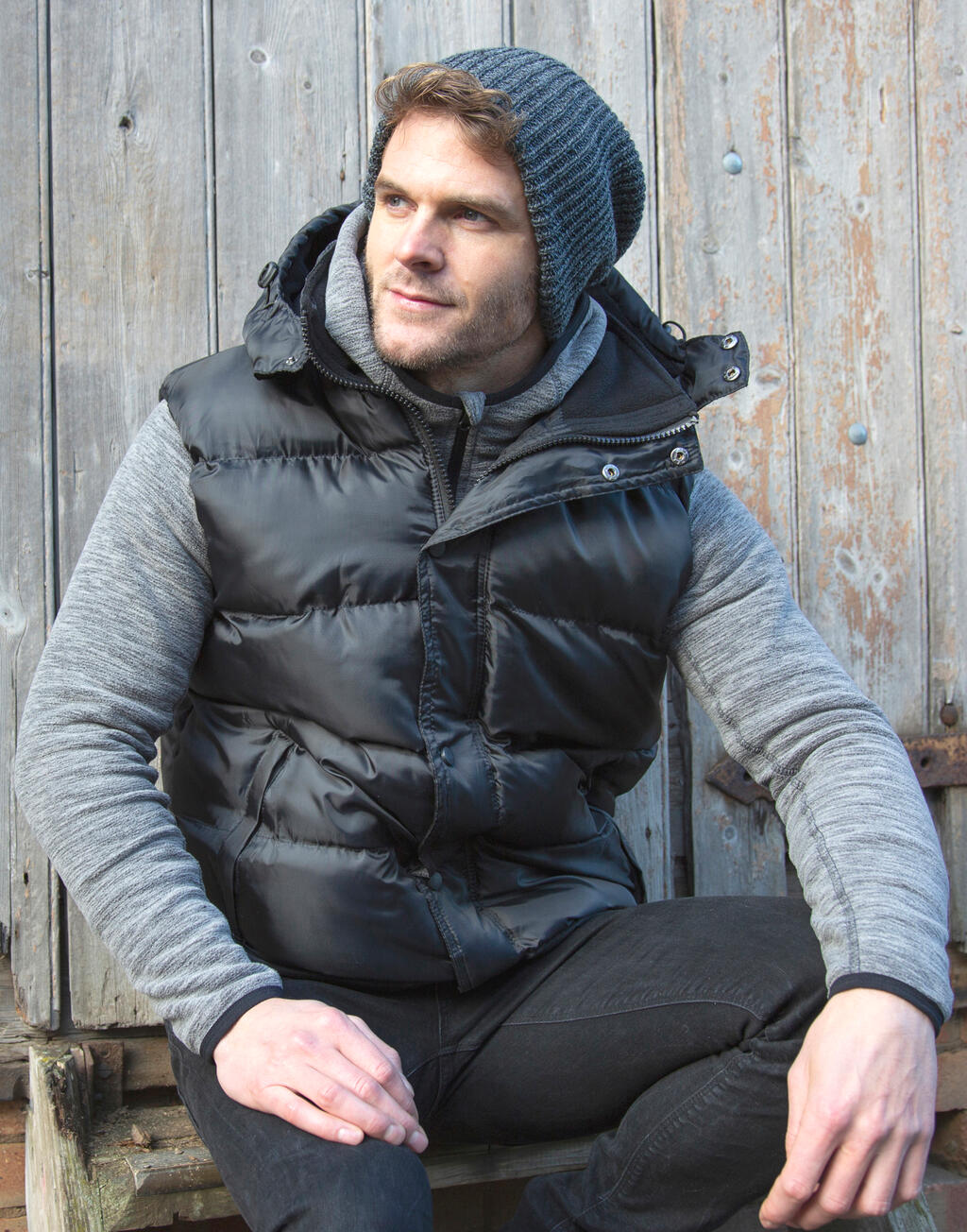 R223X - Nova Lux Padded Gilet - Black