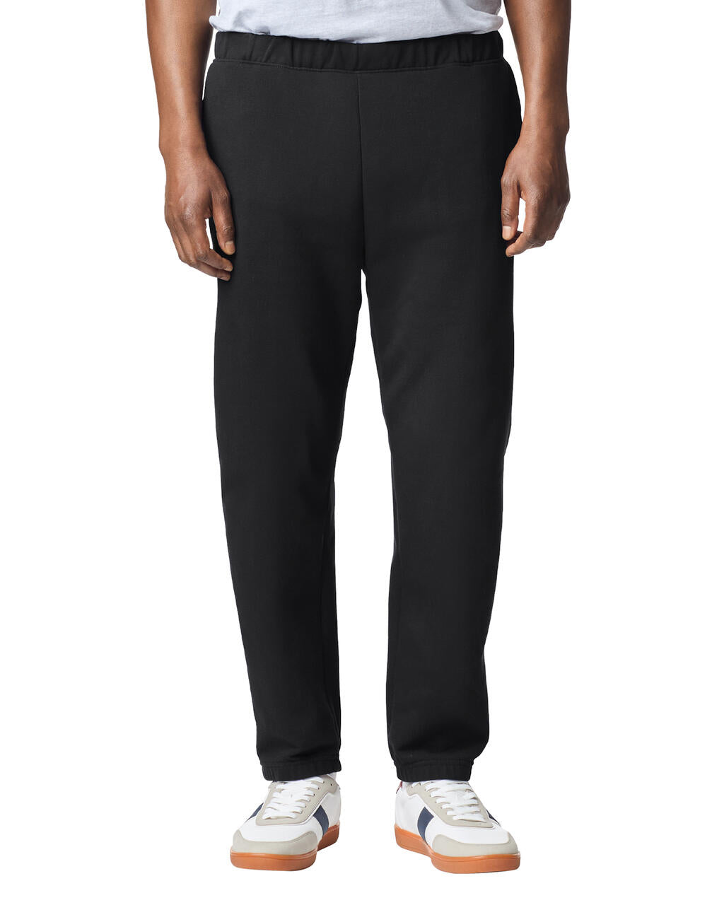 SF100 - Softstyle Midweight Adult Pocket Sweatpants - Black