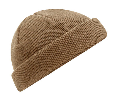 B43R - Recycled Mini Fisherman Beanie - Biscuit