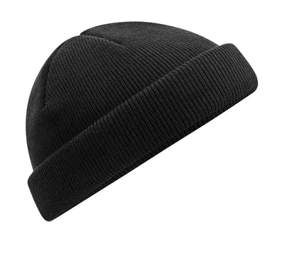 B43R - Recycled Mini Fisherman Beanie - Black