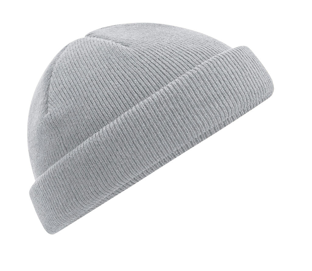 B43R - Recycled Mini Fisherman Beanie - Light Grey