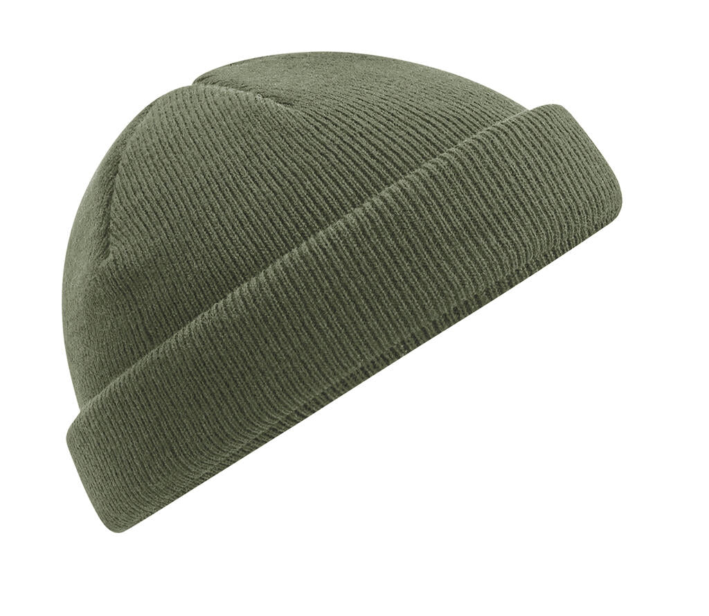 B43R - Recycled Mini Fisherman Beanie - Olive Green