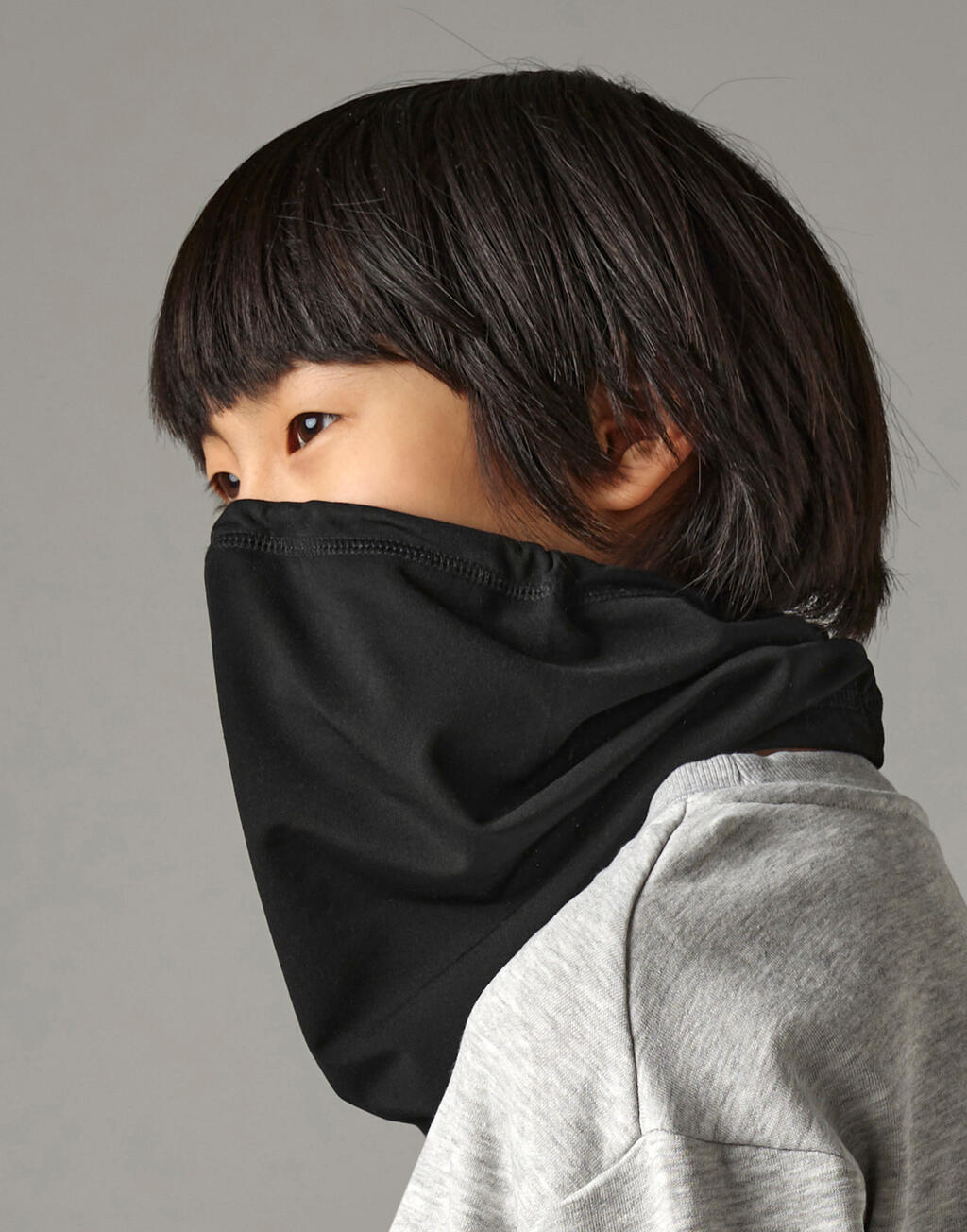 B320b - Junior Softshell Sports Tech Neck Warmer - Black