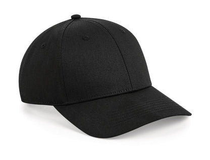 B648 - Urbanwear 6 Panel Snapback - Black