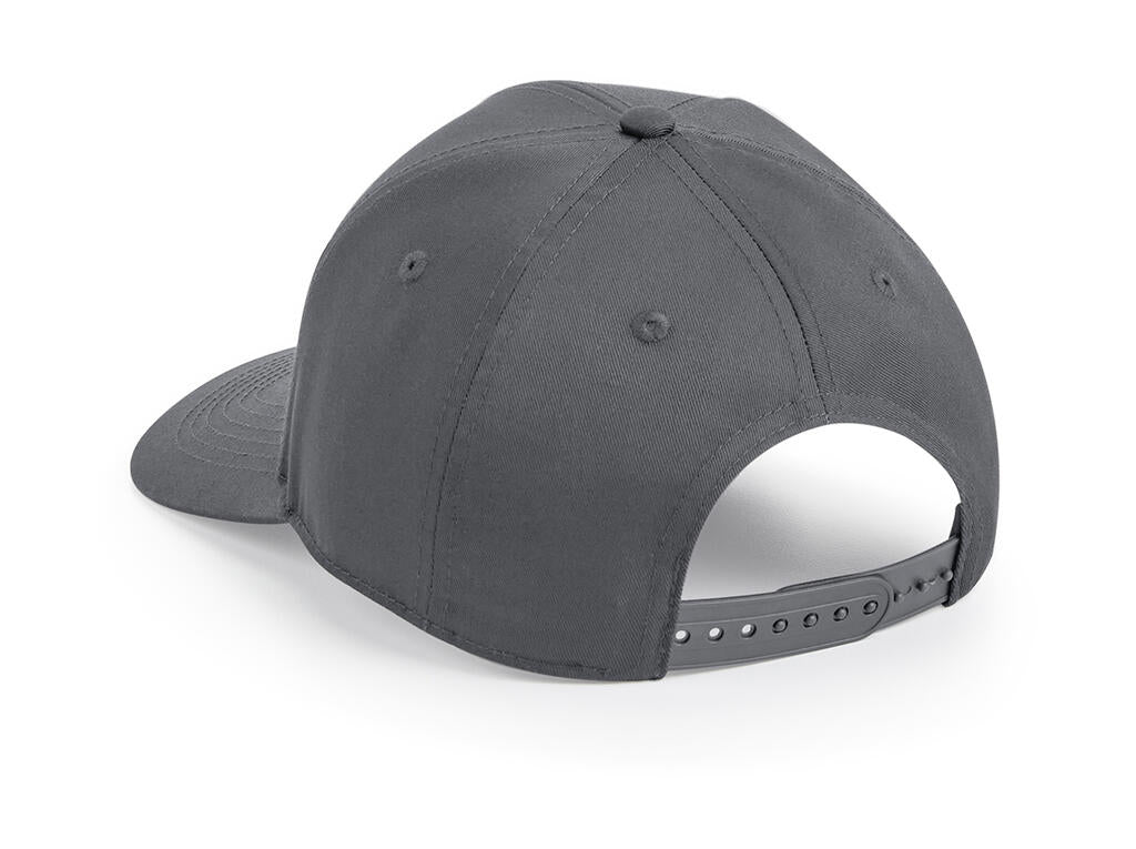 B649 - Urbanwear 5 Panel Snapback - Light Grey