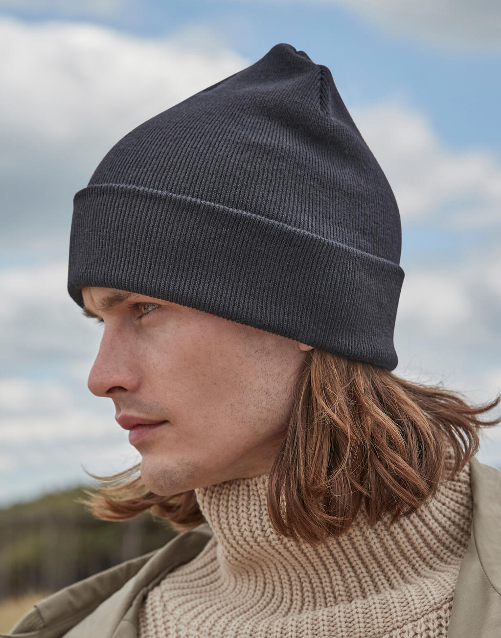 B45R - Recycled Original Cuffed Beanie - Graphite Grey