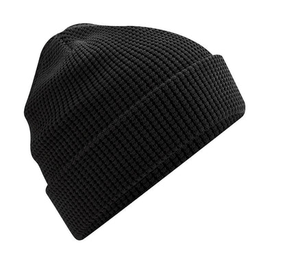 B52N - Organic Cotton Waffle Beanie - Black