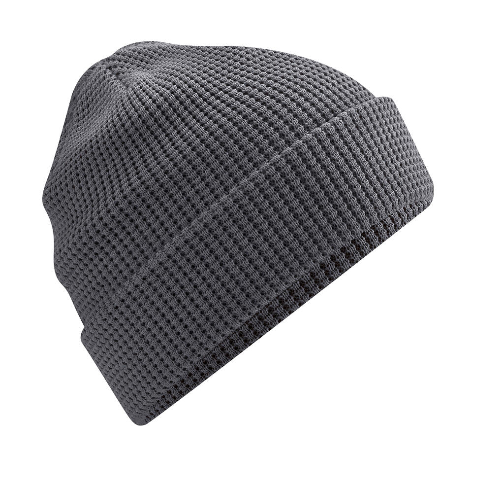 B52N - Organic Cotton Waffle Beanie - Graphite Grey