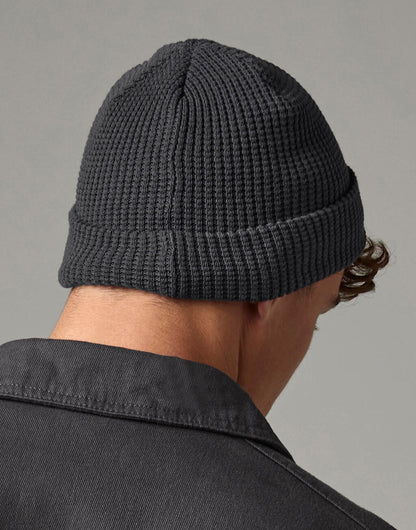 B52N - Organic Cotton Waffle Beanie - Graphite Grey