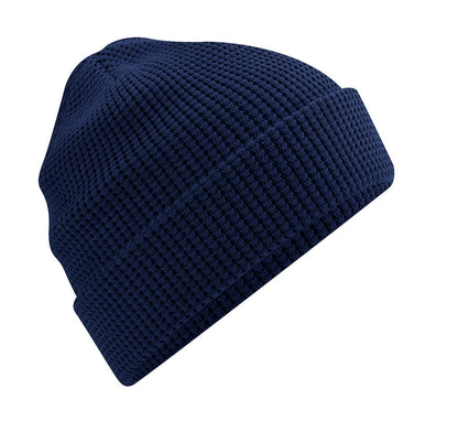 B52N - Organic Cotton Waffle Beanie - Oxford Navy