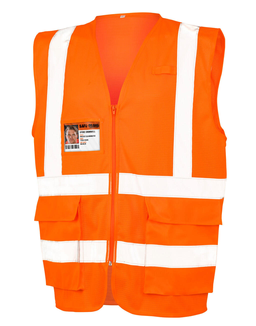 R479X - Executive Cool Mesh Safety Vest - Fluorescent Orange