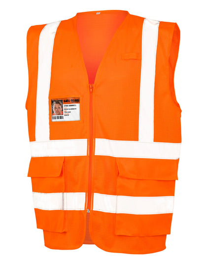 R479X - Executive Cool Mesh Safety Vest - Fluorescent Orange