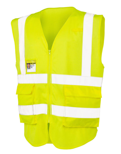 R479X - Executive Cool Mesh Safety Vest - Fluorescent Yellow