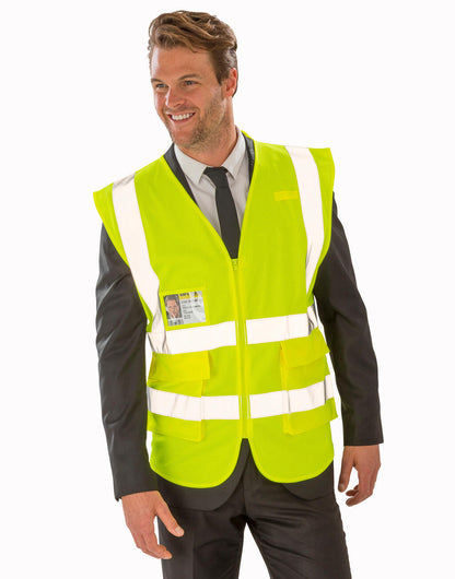 R479X - Executive Cool Mesh Safety Vest - Fluorescent Yellow